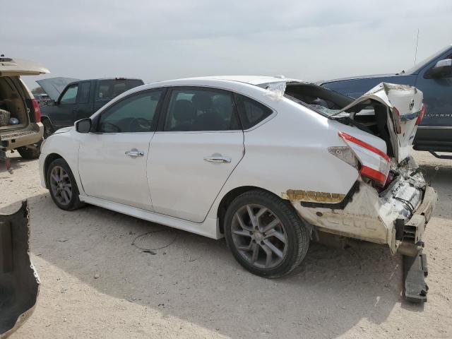 3N1AB7AP2DL666016 - 2013 NISSAN SENTRA S WHITE photo 2