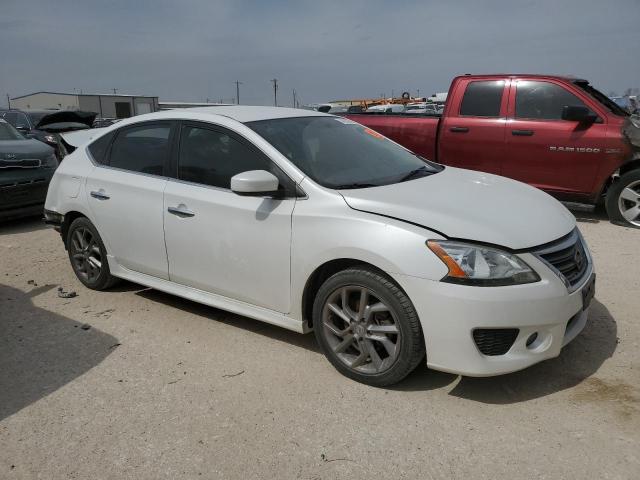 3N1AB7AP2DL666016 - 2013 NISSAN SENTRA S WHITE photo 4