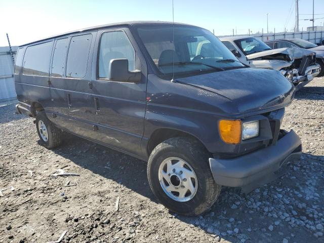 1FBSS31L06DA37973 - 2006 FORD E350 E350 SUPER DUTY WAGON BLUE photo 4