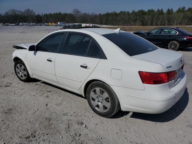 5NPET46C39H415027 - 2009 HYUNDAI SONATA GLS WHITE photo 2