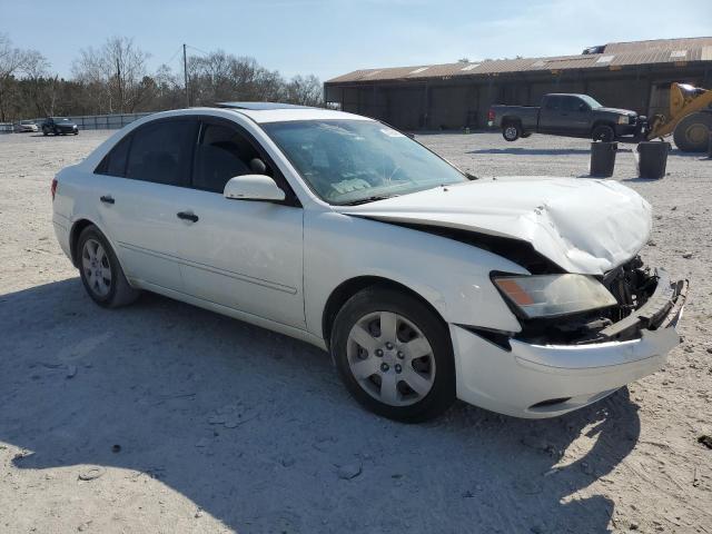 5NPET46C39H415027 - 2009 HYUNDAI SONATA GLS WHITE photo 4