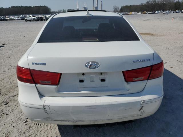 5NPET46C39H415027 - 2009 HYUNDAI SONATA GLS WHITE photo 6