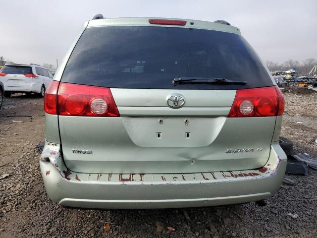 5TDZA23C26S574191 - 2006 TOYOTA SIENNA CE TURQUOISE photo 6