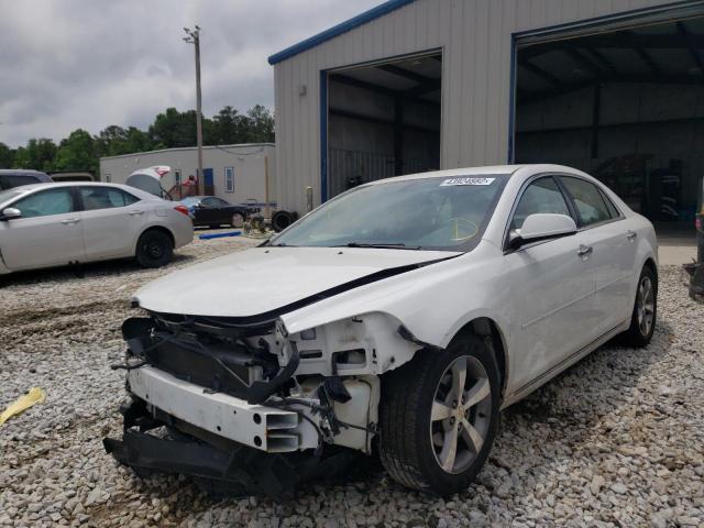 1G1ZC5E06CF130282 - 2012 CHEVROLET MALIBU 1LT WHITE photo 2