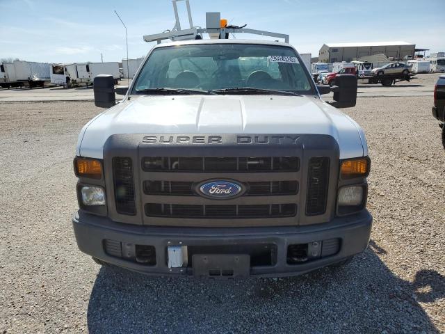 1FDSF30528EC32890 - 2008 FORD F350 SRW SUPER DUTY WHITE photo 5