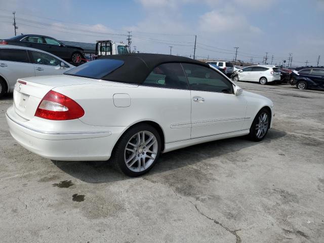 WDBTK56F68F237146 - 2008 MERCEDES-BENZ CLK 350 WHITE photo 3