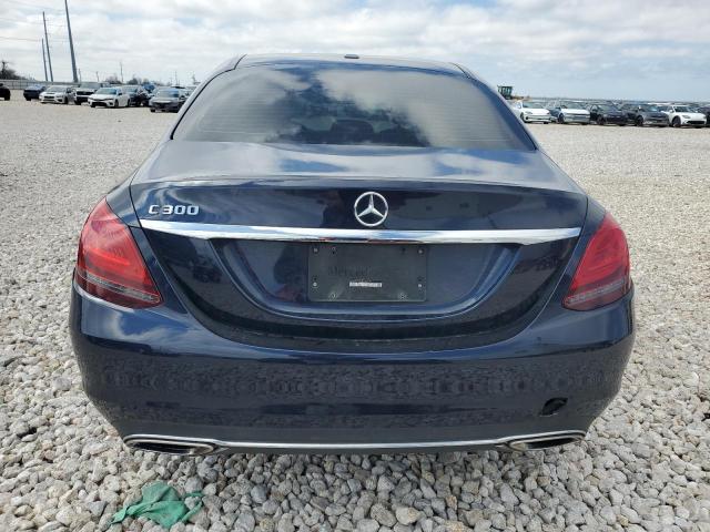 55SWF8DB3KU309502 - 2019 MERCEDES-BENZ C 300 BLUE photo 6