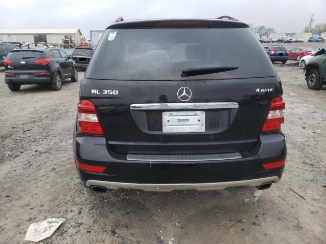 4JGBB8GB6BA694730 - 2011 MERCEDES-BENZ ML 350 4MATIC BLACK photo 6