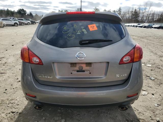 JN8AZ18W79W128839 - 2009 NISSAN MURANO S GRAY photo 6