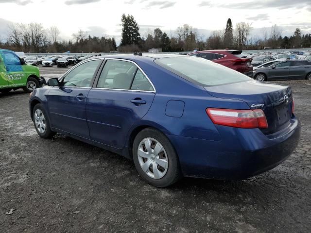 4T1BE46K97U180975 - 2007 TOYOTA CAMRY CE BLUE photo 2