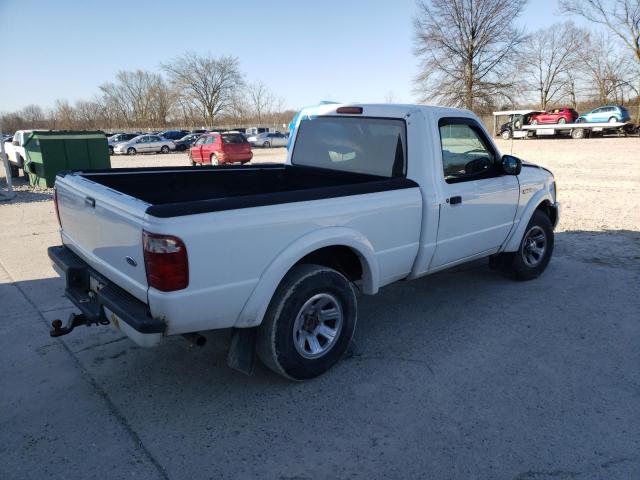 1FTYR10U62PA25643 - 2002 FORD RANGER WHITE photo 3