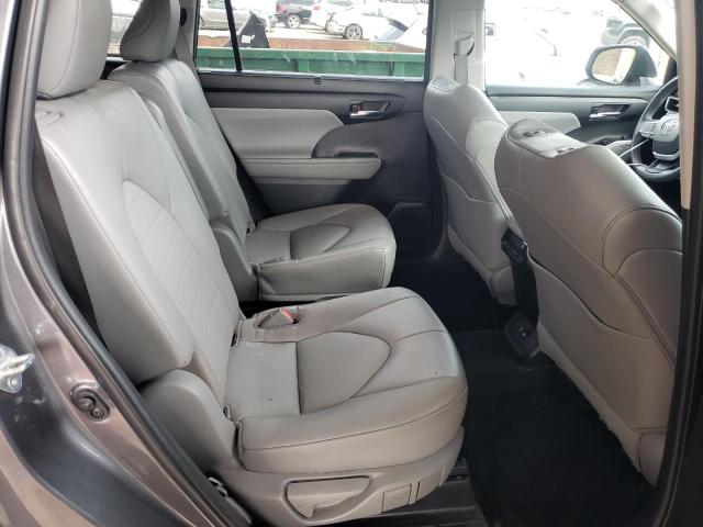 5TDGZRAH0NS140356 - 2022 TOYOTA HIGHLANDER XLE CHARCOAL photo 10