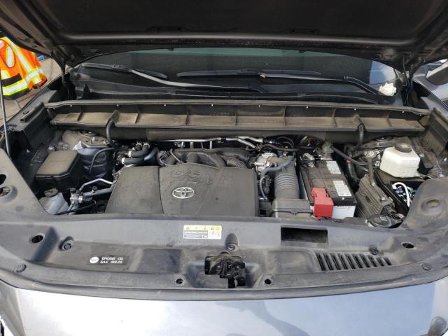5TDGZRAH0NS140356 - 2022 TOYOTA HIGHLANDER XLE CHARCOAL photo 11
