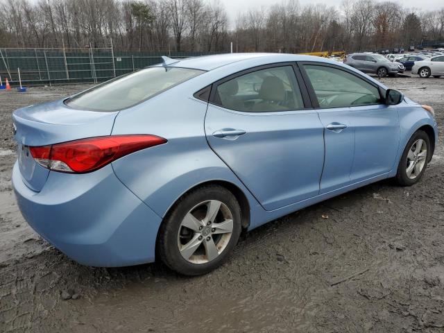 KMHDH4AE8CU314600 - 2012 HYUNDAI ELANTRA GLS BLUE photo 3