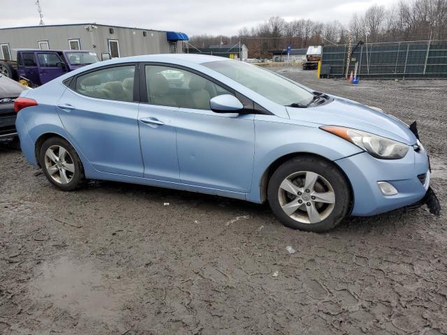 KMHDH4AE8CU314600 - 2012 HYUNDAI ELANTRA GLS BLUE photo 4