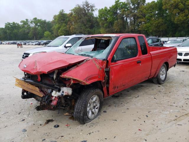 1N6DD26S11C392414 - 2001 NISSAN FRONTIER KING CAB XE RED photo 1