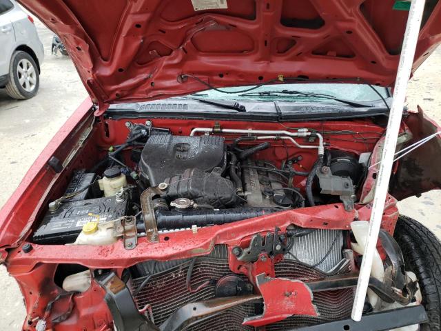 1N6DD26S11C392414 - 2001 NISSAN FRONTIER KING CAB XE RED photo 11
