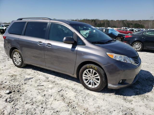 5TDYK3DC6FS655630 - 2015 TOYOTA SIENNA XLE GRAY photo 4