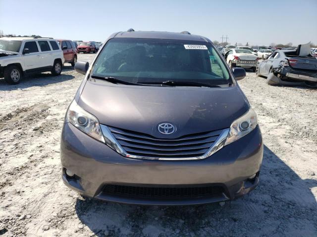 5TDYK3DC6FS655630 - 2015 TOYOTA SIENNA XLE GRAY photo 5