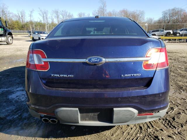 1FAHP2FW2BG103183 - 2011 FORD TAURUS LIMITED BLUE photo 6