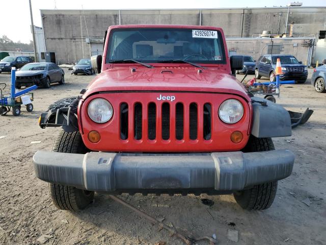 1J4FA24188L623795 - 2008 JEEP WRANGLER X RED photo 5