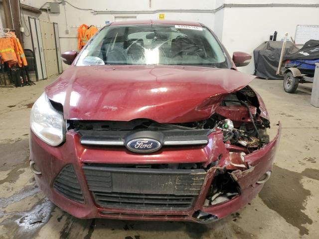 1FADP3F2XEL231779 - 2014 FORD FOCUS SE RED photo 5