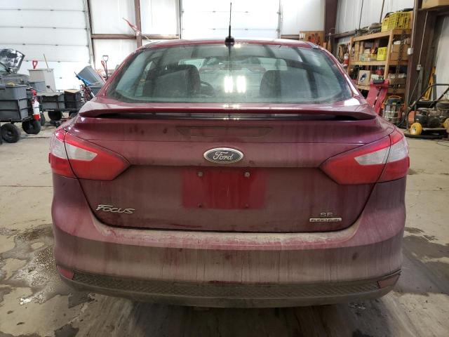 1FADP3F2XEL231779 - 2014 FORD FOCUS SE RED photo 6