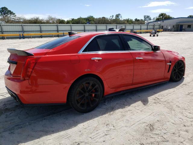 1G6A15S68K0143025 - 2019 CADILLAC CTS-V RED photo 3