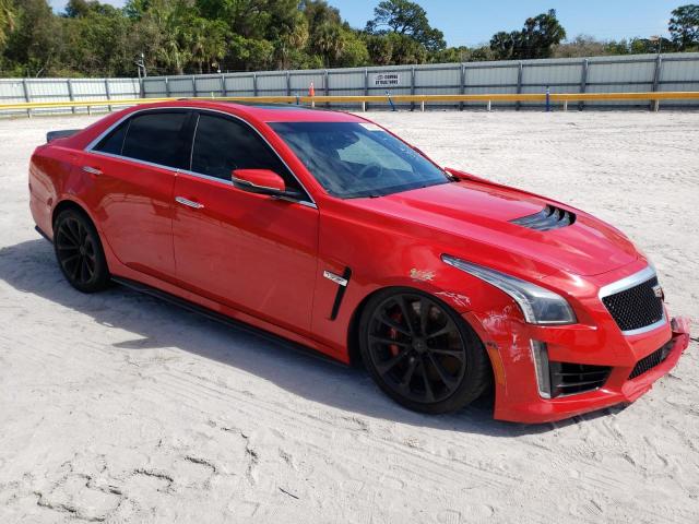 1G6A15S68K0143025 - 2019 CADILLAC CTS-V RED photo 4