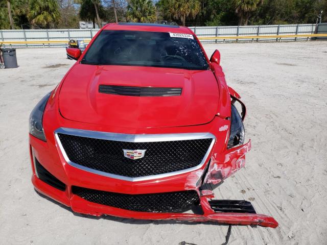 1G6A15S68K0143025 - 2019 CADILLAC CTS-V RED photo 5