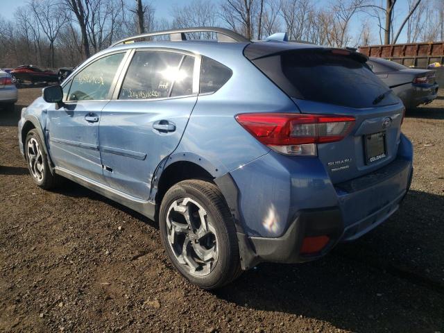 JF2GTHNCXNH270273 - 2022 SUBARU CROSSTREK LIMITED BLUE photo 2