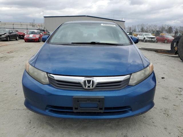 19XFB2F57CE031731 - 2012 HONDA CIVIC LX BLUE photo 5