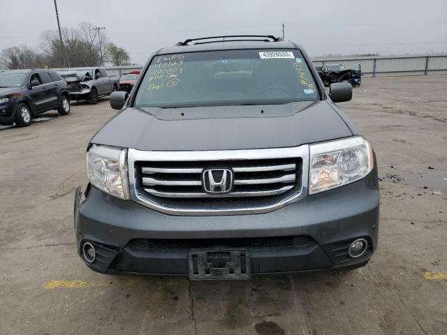 5FNYF3H96CB041955 - 2012 HONDA PILOT TOURING GRAY photo 5