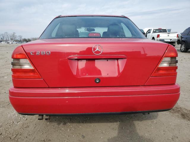 WDBHA28E8TF461507 - 1996 MERCEDES-BENZ C 280 RED photo 6