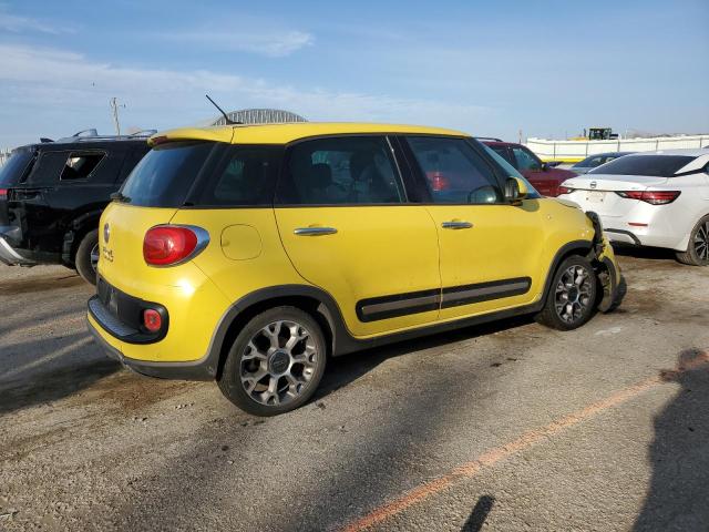 ZFBCFADH2EZ018913 - 2014 FIAT 500L TREKKING YELLOW photo 3