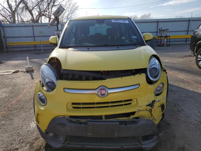 ZFBCFADH2EZ018913 - 2014 FIAT 500L TREKKING YELLOW photo 5