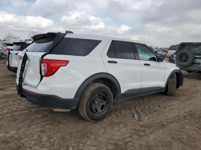 1FM5K8AB2PGB55886 - 2023 FORD EXPLORER POLICE INTERCEPTOR 白色 照片 3