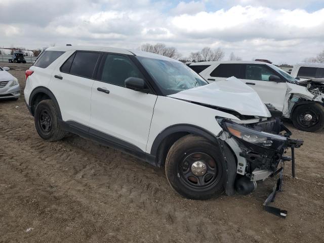 1FM5K8AB2PGB55886 - 2023 FORD EXPLORER POLICE INTERCEPTOR 白色 照片 4