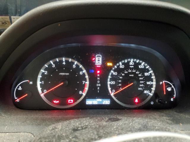 1HGCP26839A103892 - 2009 HONDA ACCORD EXL BLUE photo 9