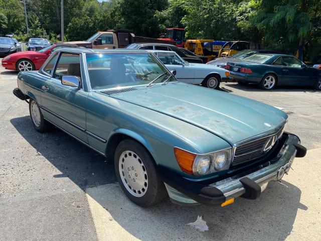 WDBBA48D8KA094208 - 1989 MERCEDES-BENZ 560 SL BLUE photo 1