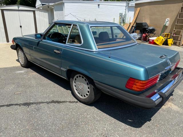 WDBBA48D8KA094208 - 1989 MERCEDES-BENZ 560 SL BLUE photo 3