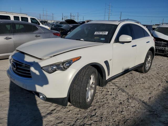 JN8CS1MU0FM380764 - 2015 INFINITI QX70 WHITE photo 1