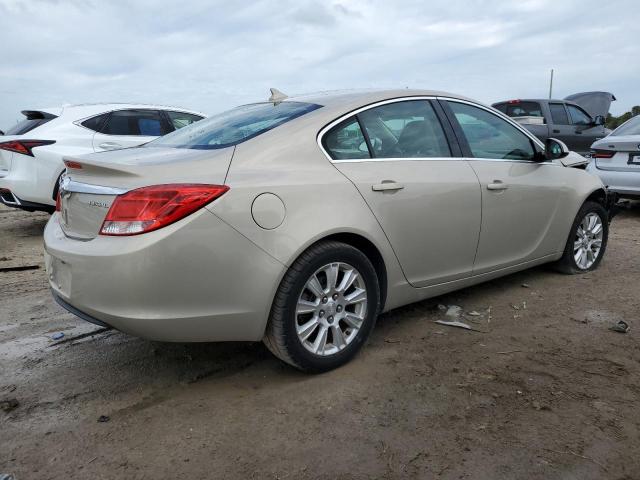 2G4GR5ER5C9135988 - 2012 BUICK REGAL TAN photo 3