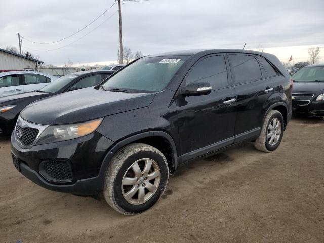 5XYKT3A18DG349156 - 2013 KIA SORENTO LX BLACK photo 1