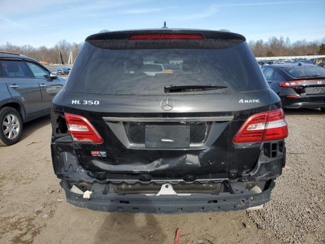 4JGDA5HB6FA617466 - 2015 MERCEDES-BENZ ML 350 4MATIC BLACK photo 6