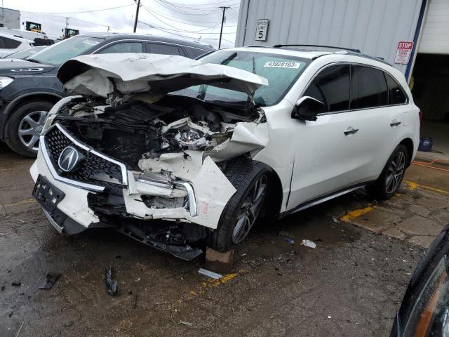 5FRYD4H85HB028445 - 2017 ACURA MDX ADVANCE WHITE photo 1