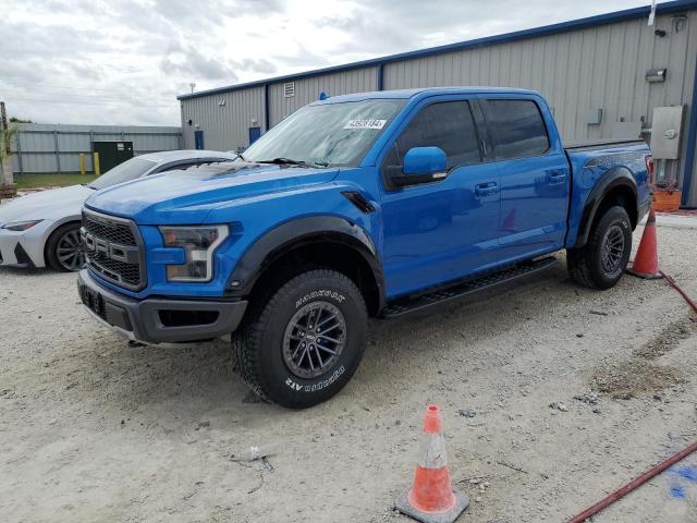 1FTFW1RG0KFB03790 - 2019 FORD F150 RAPTOR BLUE photo 1