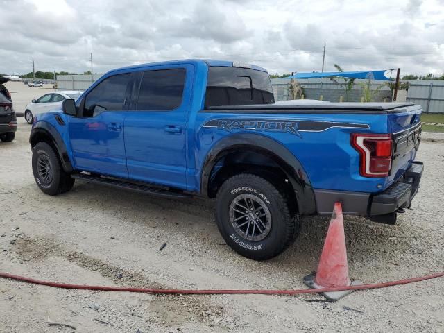 1FTFW1RG0KFB03790 - 2019 FORD F150 RAPTOR BLUE photo 2