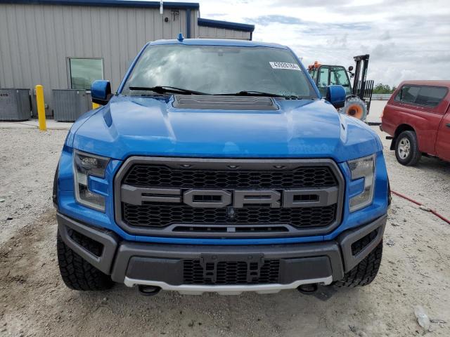 1FTFW1RG0KFB03790 - 2019 FORD F150 RAPTOR BLUE photo 5