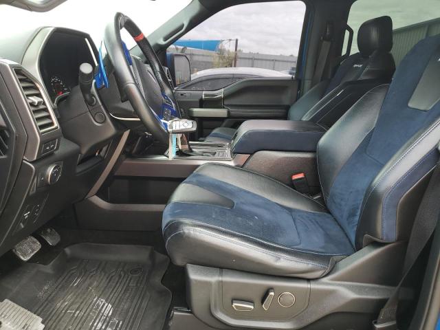 1FTFW1RG0KFB03790 - 2019 FORD F150 RAPTOR BLUE photo 7